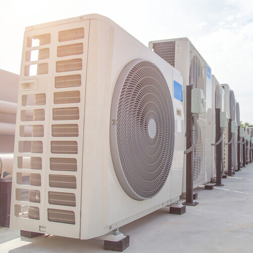 commercial air conditioning units on top of a roof